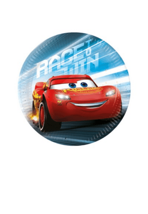 10 Piatti Cm  18  "Cars"