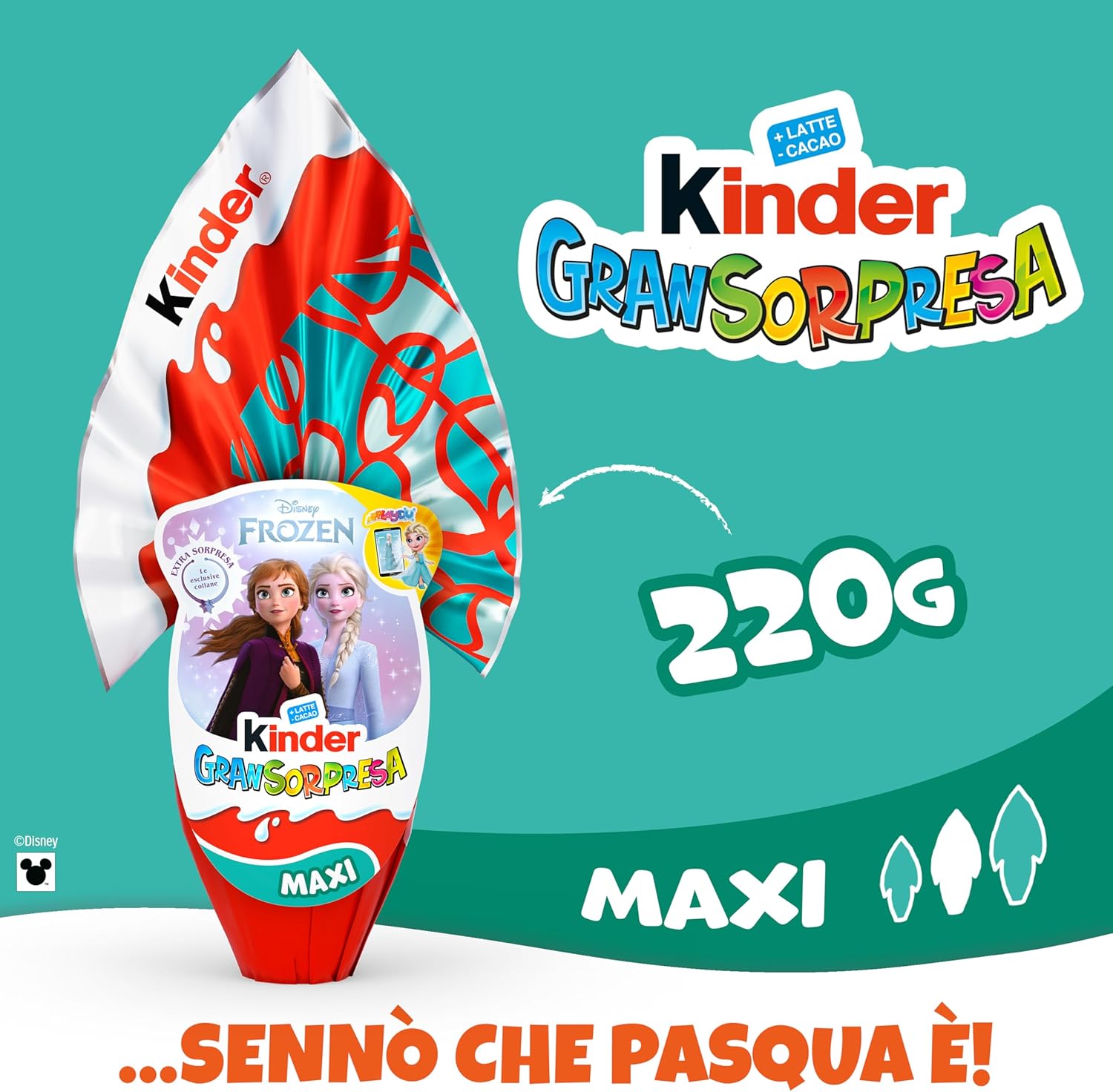 Uovo di Pasqua Frozen Kinder Ferrero 220 GR - immagine 2
