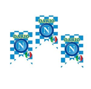 FESTONE PERSONALIZZATO NAPOLI CAMPIONE
