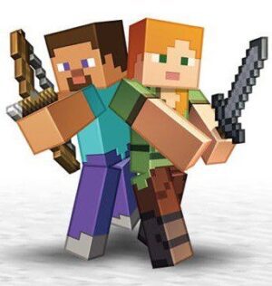 MINECRAFT  SAGOMA IN POLISTIROLO