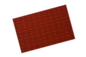 FASCIA IN SILICONE MODELLO TAPIS RELIEF 09 BIS FIORI PER BORDO CROSTATA