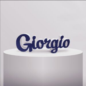 Nomi e scritte personalizzate in polistirolo