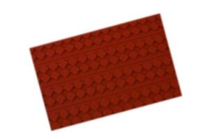 FASCIA IN SILICONE MODELLO TAPIS RELIEF 06 SCACCHI PER BORDO CROSTATA