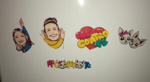 Me Contro Te Magneti  Personalizzabili con nome ed età Set da 10 pz