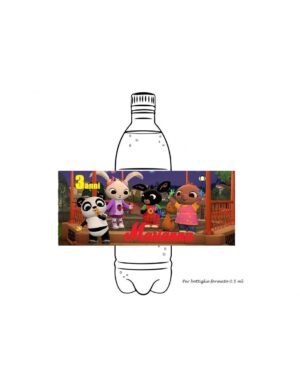 BING Etichette adesive per acqua  Personalizzabili pz 12