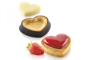 KIT TARTE RING AMORE 80X70 MM SILIKOMART PROFESSIONAL microforati