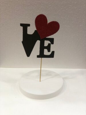 CAKE TOPPER LOVE SAN VALENTINO