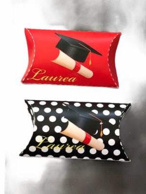 12 Scatole La Mia Laurea Personalizzabili per confetti caramelle