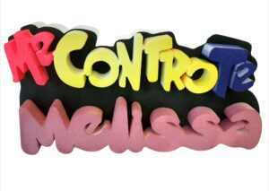 New Sagoma in polistirolo con Logo Me Contro Te e nome personalizzato