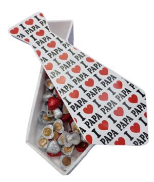 SCATOLA A FORMA DI CRAVATTA  IN POLISTIROLO FESTA DEL PAPA'