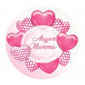 CIALDA PER TORTA SU OSTIA FESTA DELLA MAMMA