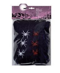 Ragnatela Nera con 6 ragni Halloween