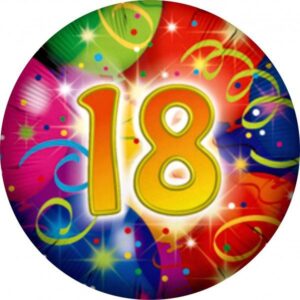 Cialda per torte 18 anni