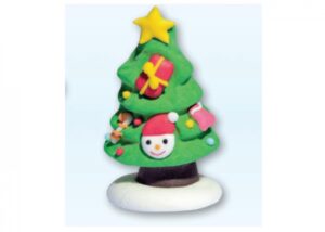 ALBERO DI NATALE IN ZUCCHERO  CON DECORAZIONI SENZA GLUTINE