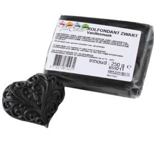 PASTA DI ZUCCHERO Nero Da 250 Gr FunCakes