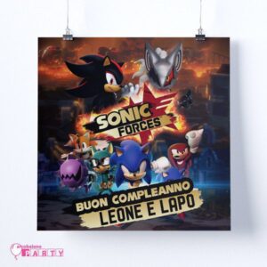 Poster Personalizzato Sonic