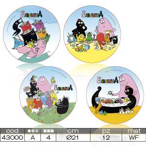 Cialda per torte Barbapapa' cm 22