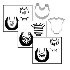 COOKIE CUTTER TEXTURE SET 2 TAGLIAPASTA MINI BABY SET + 3 FOGLI