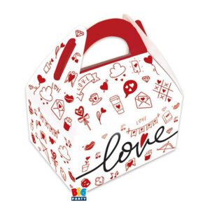 6 Happy Box cm. 15 x 18 x 11 Love