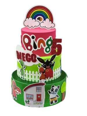 TORTA SCENOGRAFICA PER COMPLEANNO  BING 3 PIANI