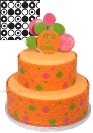 TAPPETO IN ACETATO PER FONDENTE MODELLO CIRCLE