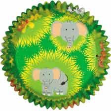50 PIROTTINI PER CUPCAKES JUNGLE PALS