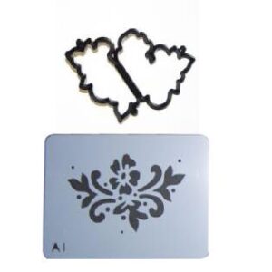 Patchwork Cutter Blossom & Scroll Stencil