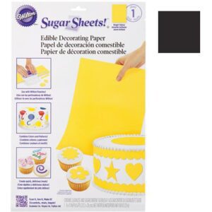 FOGLIO DI ZUCCHERO WILTON NERO