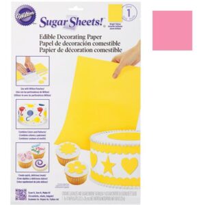 FOGLIO DI ZUCCHERO WILTON ROSA