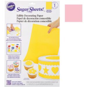 FOGLIO DI ZUCCHERO WILTON ROSA CHIARO