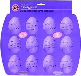 PIASTRA 12  UOVA DECORATE WILTON IN SILICONE
