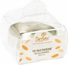 10 STAMPI IN ALLUMINIO PER PASTIERINE