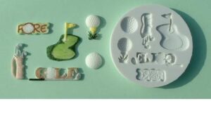Mini Stampo in Silicone Golf