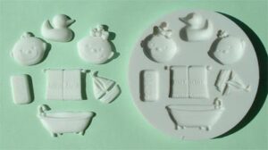 Mini Stampo in Silicone Bathtime bagnetto