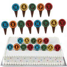 STAMPO CIOCCOLATTINO WILTON HAPPY BIRTHDAY