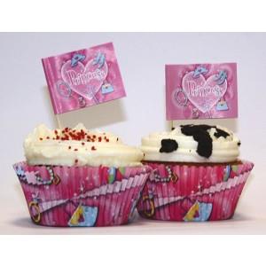 24 PIROTTINI + 24 PICK LE PRINCIPESSE AMSCAN