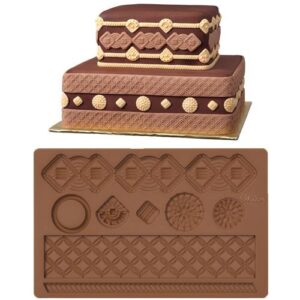 Stampo in Silicone Wilton Macramè Fondant and Gum Paste