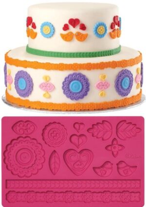 Stampo in Silicone Wilton Folk Fondant and Gum Paste