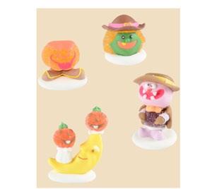 4 Soggetti Halloween  3D in Zucchero e Gelatina