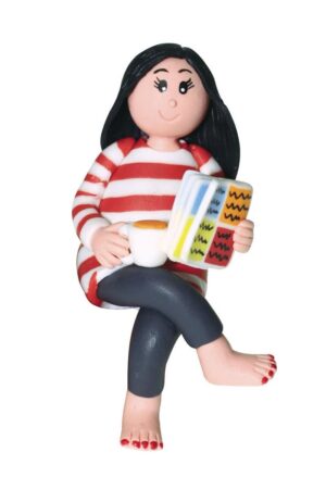 DECORAZIONE PER TORTA DONNA TEMPO LIBERO CAKE TOPPER