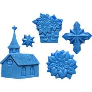 MINI STAMPO IN SILICONE CHRISTMAS CHURCH