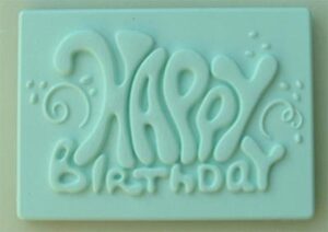 Mini Stampo in Silicone Happy Birthday
