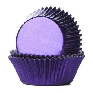 36 PIROTTINI PER CUPCAKES FOIL PURPLE