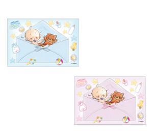 Cialda per torte Nascita Bimba