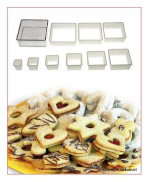 SET TAGLIAPASTA CUTTER NYLON IRREGULAR SQUARE SILIKOMART