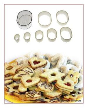 SET TAGLIAPASTA CUTTER NYLON IRREGULAR OVAL SILIKOMART
