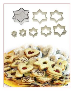 SET TAGLIAPASTA CUTTER NYLON REGULAR STAR DAVID  SILIKOMART