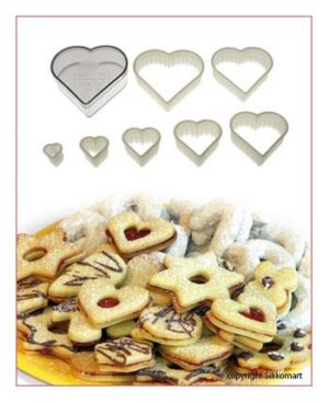 SET TAGLIAPASTA CUTTER NYLON IRREGULAR HEART SILIKOMART
