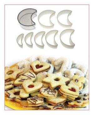 SET TAGLIAPASTA CUTTER NYLON IRREGULAR MOON SILIKOMART