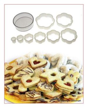 SET TAGLIAPASTA CUTTER NYLON IRREGULAR FLOWER SILIKOMART